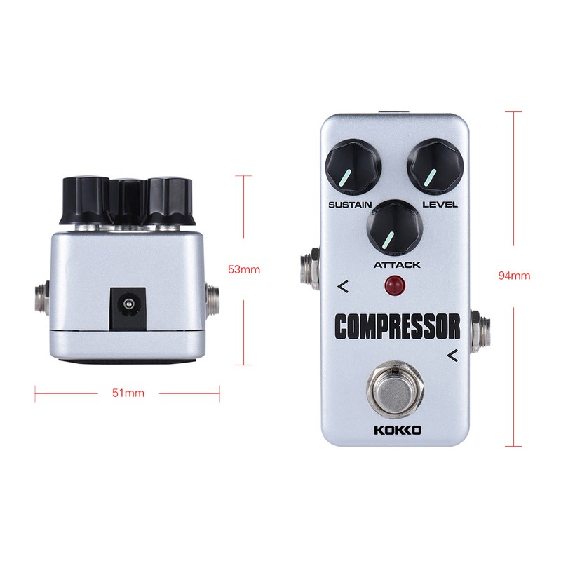 KOKKO FCP2 Mini Compressor Pedal Portable Guitar Effect Pedal