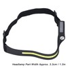 LED Headlight Pannlampa LED Uppladningsbar Silica Gel Headlight Ligh for