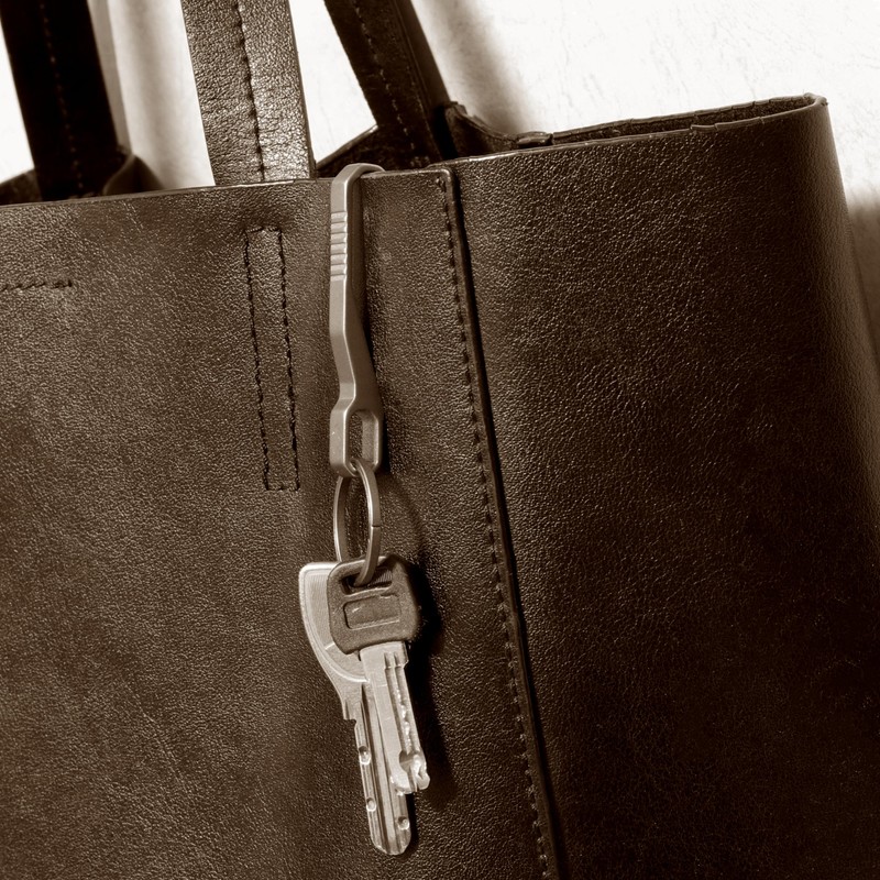 TUNUKE Titanium Belt Clip Key Clip Key Hook Key Chain