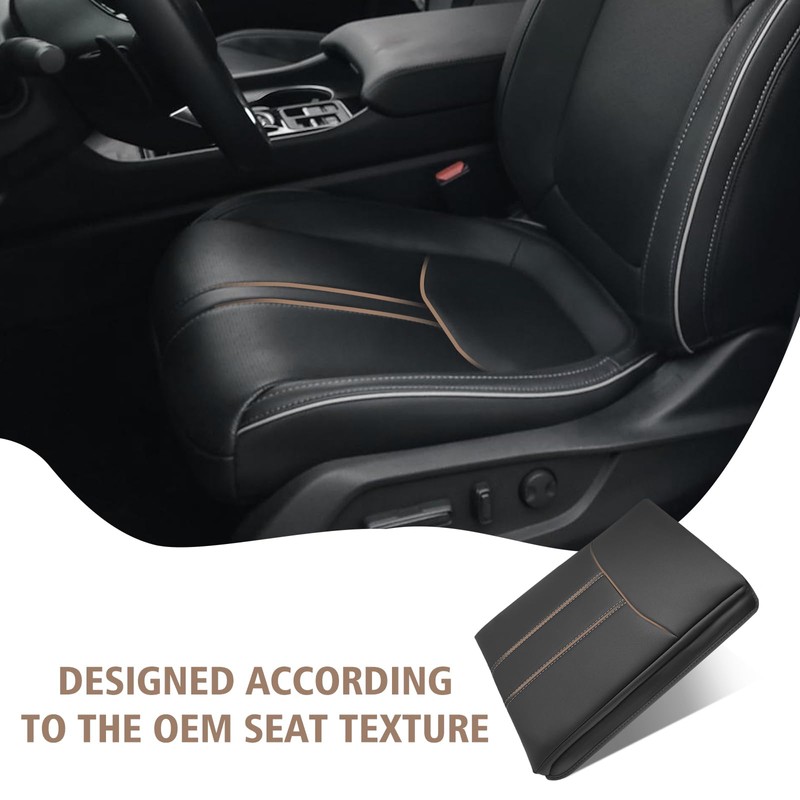 Muslogy Center Console Cover Extra Thick Armrest Pad Compatible with
