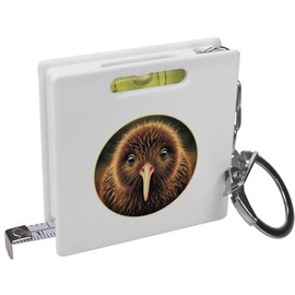 'Cute Kiwi Portrait' Keyring Tape Measure/Spirit Level Tool (KM00041711)