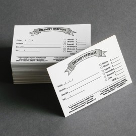 Sobres para iglesia de Diezmo y Ofrenda,etc-Pa