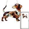 Dachshund Sun Catchers Indoor Window,Memorial Dachshund Sun Catcher - Dachshund