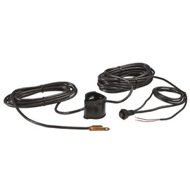 Lowrance PDRT-WSU Pod Style Remote Temperature Transducer, 83/200-Kilohertz, Black Finish
