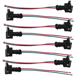 Upgraded 8pcs New Fuel Injector Wire Harness Repair Kit 0280150943 for 96-04 Mustang - (4.6) by DEARCOOL
