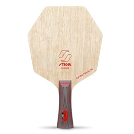 Stiga Clipper Cybershape - Offensive 7-layer table tennis blade - Top speed with precision - Concave handle