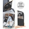 MONSTINA Makeup Brush Organzier Bag,High Capacity Portable Stand-Up Makeup Brush