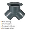 PATIKIL 3 Way Duct Splitter, 3"x3"x4" Y Reducer Connector Air