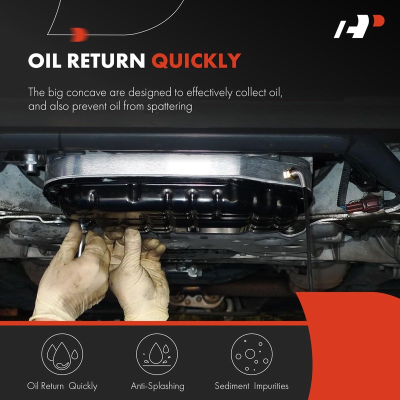A-Premium Transmission Oil Pan & Lower Engine Oil Pan with