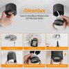 Gleonlux LED Surface-Mounted Spotlight, IP44, Black, Dimmable, Surface-Mounted Spotlights, Flat,