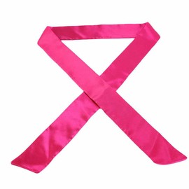 SHTGOI Satin Belt 160 x 7 cm Fabric Belt Long Belt Satin Sash Bridal Belt Can Be Used as Silk Scarf Headband Bow Hair Accessories Waist Belt for Evening Dress Bridesmaid Wedding Party Pink