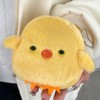 Yellow Cute Cartoon Coin Purse,Creative Chicken Bag for Mini Zipper