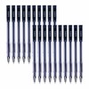 CLARO Technik Ballpoint Pens, BLACK, Fine Point (0.7mm), Pack of
