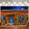 LTLYH Mexican Fiesta Backdrop 7x5ft Day of The Dead Photography