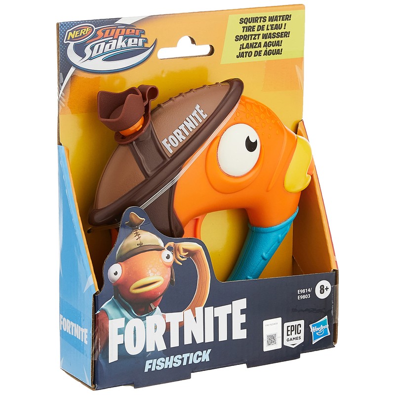 SUPERSOAKER Nerf Fortnite Fishstick Water Blaster - Fortnite Fishstick Character