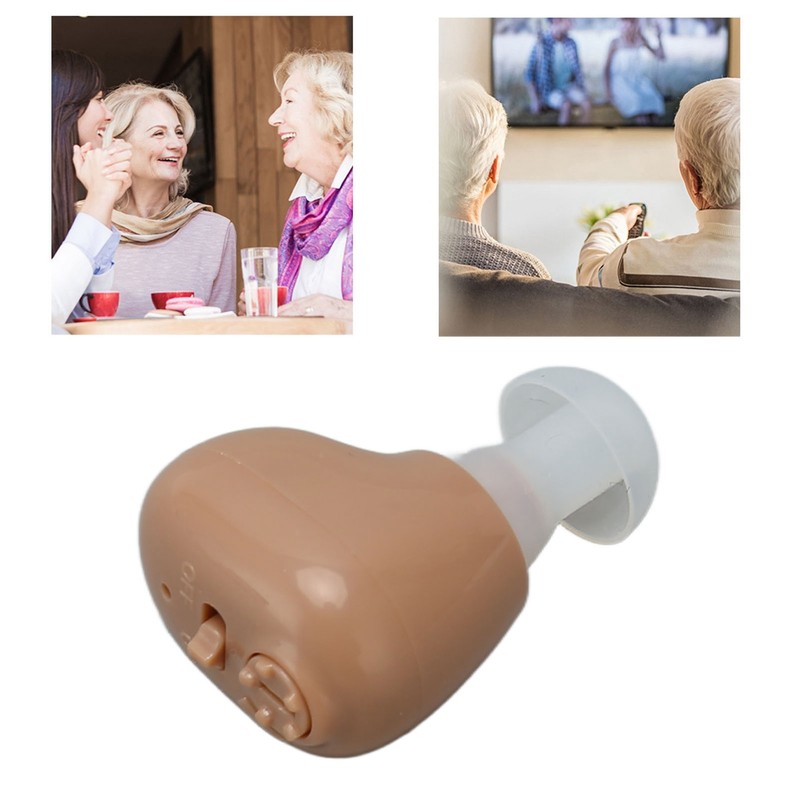 Hearing Aids Lightweight Rechargeable Magnetic Charging Case Mini Invisible Hearing