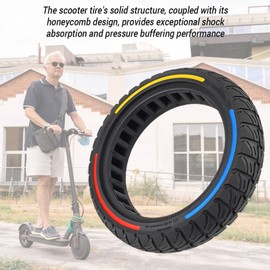 8.5x2-6.1 Honeycomb Tire Tubeless Solid Tire Compatible for Xiaomi M365/pro/pro2/1s/Lite Electric Scooter