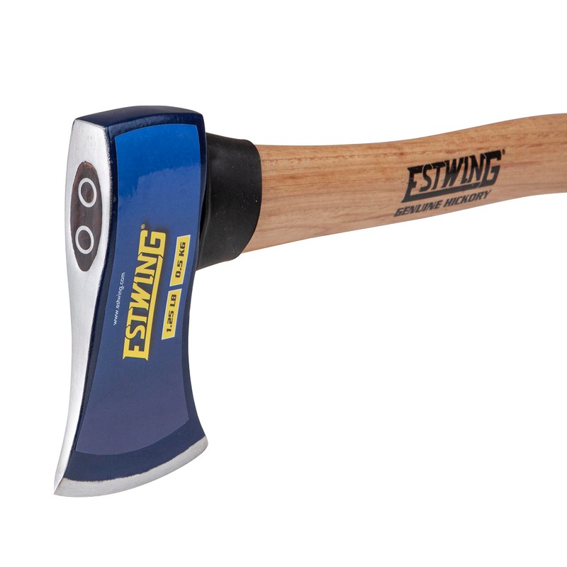 Estwing Axe, 1.25 lb Forged Head with 14-Inch Hickory Wood