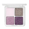 Erinde 4 Colors Eyeshadow Palette - Matte, Metallic and Shimmer