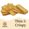Snacktery Original Melba Toast Crackers - All Natural Thin and