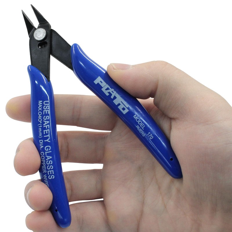 Murtenze 3 Pack 170ii Wire Flush Snips Micro Wire Cutters,