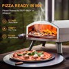12” Portable Wood Fired Pizza Oven - Stainless Steel Pellet