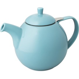 FORLIFE Curve Teapot with Infuser, 45-Ounce, Turquoise