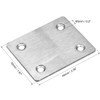 sourcing map Repair Plate, 60mm x 50mm, Flat Fixing Mending