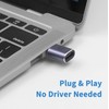 Poyiccot USB Type C Extension Adapter, 40Gbps Type C Extension