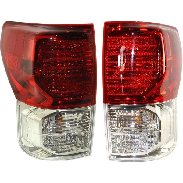 For 2010-2013 Toyota Tundra Pair Rear Tail Lights Driver and