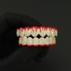 Grillz Vampire Teeth Silver Grills for Your Teeth Diamond Grillz