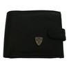 Templar Shield Black Leather Mens Wallet RFID Protection