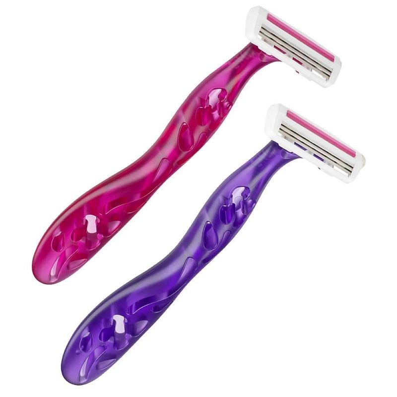 Rastrillo Bic Soleil 3 Hojas de Acero Inoxidable 2 Piezas