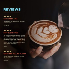 Christopher Bean Coffee - Jazzy Java Flavored Coffee, (Decaf Ground) 100% Arabica, No Sugar, No Fats, Made with Non-GMO Flavorings, 12-Ounce Bag of Decaf Ground coffee