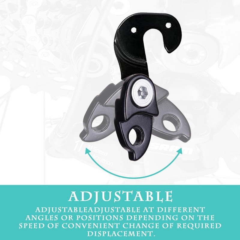 2 PCS Durable Bike Derailleur Hanger Extenders - Rear Gear