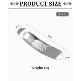 KGDUYC Garlic press, garlic press, stainless steel, garlic press, stainless steel garlic mill, tools for making garlic, garlic press, garlic cutter, garlic peeler