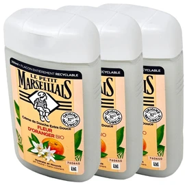 Le Petit Marseillais Shower Gel with Orange Blossom 3 x 250 ml from France