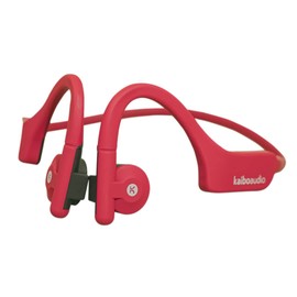 K KAIBOAUDIO Kaibo Verse Plus - Bone Conduction Headphones - Multipoint Pairing - Open Ear Bluetooth Earphones - Water-Resistant - USB-C Quick Charging - Smart Touch Control (Sunset Red)