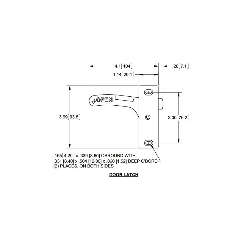 SPEP.com RV Screen Door Latch Kit - for Camper Motorhome