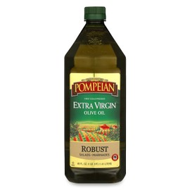 Pompeian Robust Extra Virgin Olive Oil, Contains Polyphenols, First Cold Pressed, 48 Fl Oz