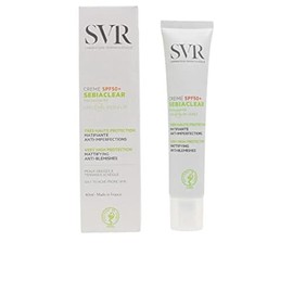 SVR Sebiaclear Crema con Protección Solar FPS 50+ para Piel con Tendencia al Acné, 40 ml