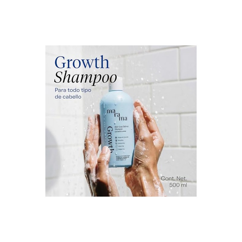 MARAMA Growth Shampoo Manzanilla 500 ml - Para Todo Tipo