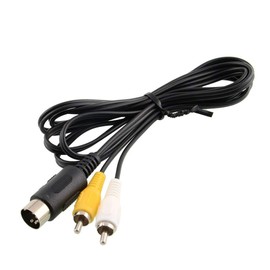 WICAREYO AV RCA Audio Video TV Adapter Cable for Genesis 1 Mega Drive Master System
