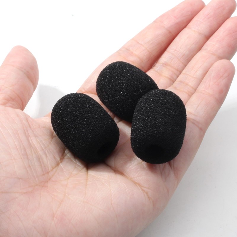 Bonsicoky 50 Pack Mini Foam Microphone Windscreen - High Density