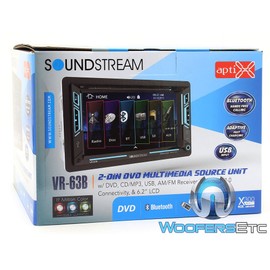 Soundstream VR‐63B in Dash Media, 6.2"