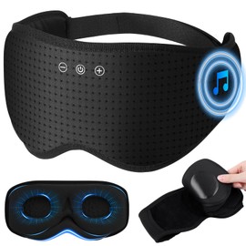 MUSICOZY BLUETOOTH EYE MASK BLACK WITH 2 IN