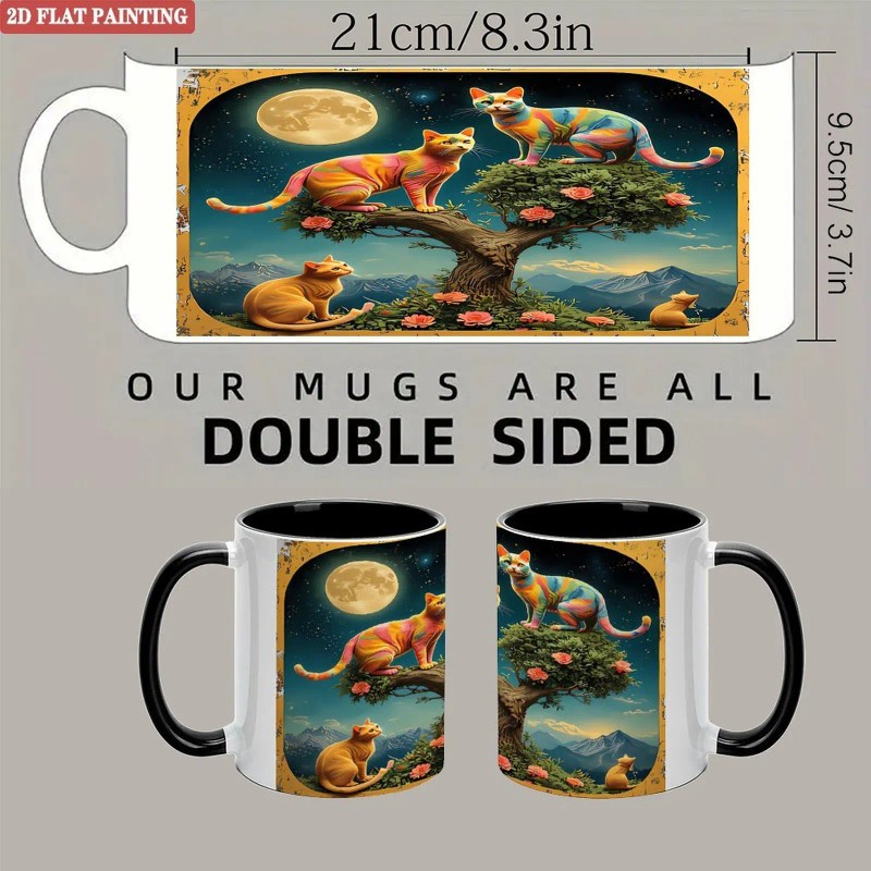 Custom References 11oz Ceramic Mug Availablecapacity: 11 oz, color: White