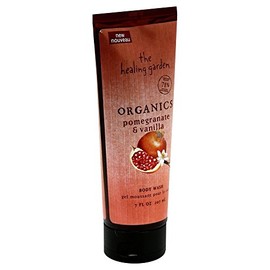 Healing Garden Organics Pomegranate & Vanilla Body Wash 7 oz