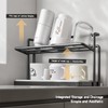 HZBL-LP 2-Tier Space-Saving Drain Rack with Removable Tray, Cup Storage