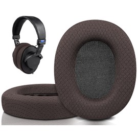 SOULWIT Mesh Gewebe Ersatzpolster Ersatz Ohrpolster für Sony MDR-7506 MDR-V6 MDR-V7 MDR-CD900ST Monitor Kopfhörer, Polster mit Geräuschdämmungsschaum
